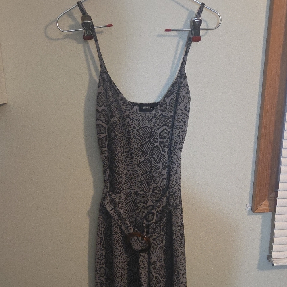 Snakeskin Jumpsuit